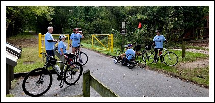 The DH WEB gang bikes for disabled vets