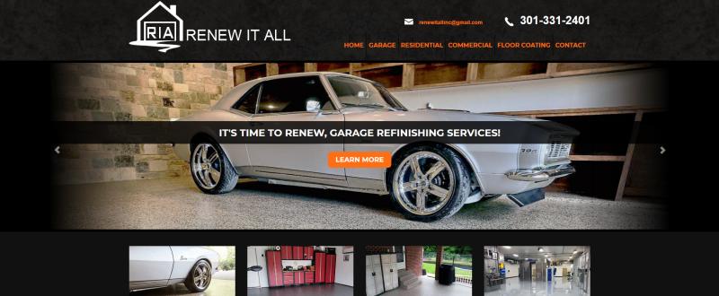 Renew It All website screenshot